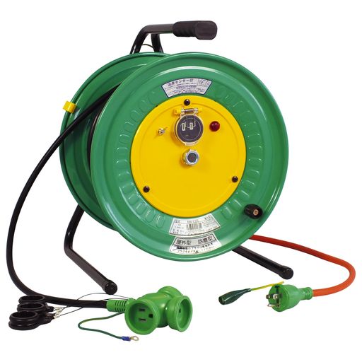 日動 電工ドラム 防雨防塵型びっくリール100V アース付 30m RBWE30S