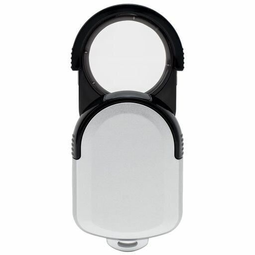 MIZAR-TEC(ミザールテック)ルーペ2.5倍3倍携帯用ポケットルーペ日本製レンズ径33mmシルバーRK-328P