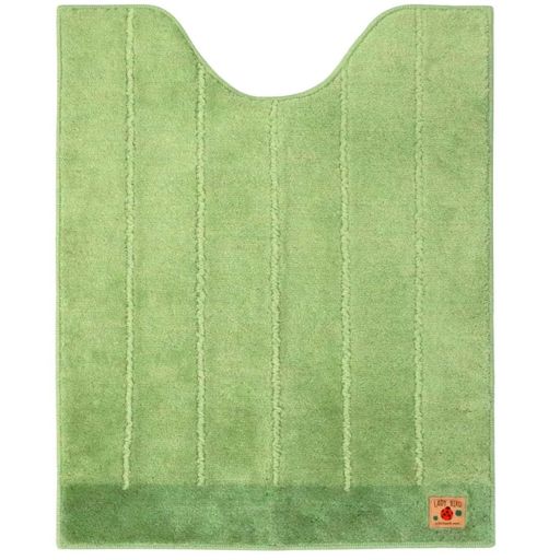 ヨコズナクリエーション(Yokozuna)シャンフルトイレ足元マット胴長ロンググリーン