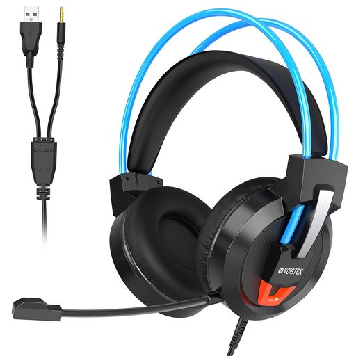 V9ゲーミングヘッドセット50mmドライバーゲーミングヘッドフォン3.5mmジャックノイズキャンセリングマイク搭載オーディオコントロール可能PC/PS4/PS5対応音量調整・ヘッドバンド調整可能(… V9ゲーミングヘッドセット50mmドライバーゲーミングヘッドフォン3.5mmジャックノイズキャンセリングマイク搭載オーディオコントロール可能PC/PS4/PS5対応音量調整・ヘッドバンド調整可能(…
