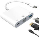 タイプcUSB変換アダプター3in1【2024最新開発】USB-A+USB-C+RJ45OTG機能カメラアダプター高速/双方向写真/ビデオ/マウス/キーボード/ファイルPD急速充電有線lanアダプター10/100Mbps