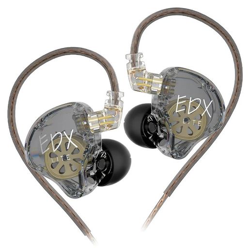 KZEDXLite有線イヤホンインイヤーHIFI音質遮音重低音ゲーミング耳掛け低音強化リケーブル対応(マイクなし透けた灰色) KZEDXLite有線イヤホンインイヤーHIFI音質遮音重低音ゲーミング耳掛け低音強化リケーブル対応(マイクなし透けた灰色)