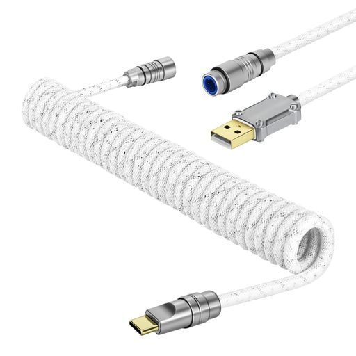 ATTACKSHARKC05ܡɥ륱֥USB֥ǡ饤Type-Cѥ륳®žæץ󥰥磻䡼4...