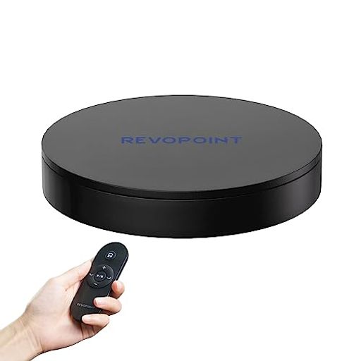 REVOPOINT 大型ターンテーブル「RANGE 3Dスキャナー用におすすめ」200KG荷重 BLUETOOTH接続 3Dスキャンサポート 3Dデザイン 3Dスキャナーアクセサリー