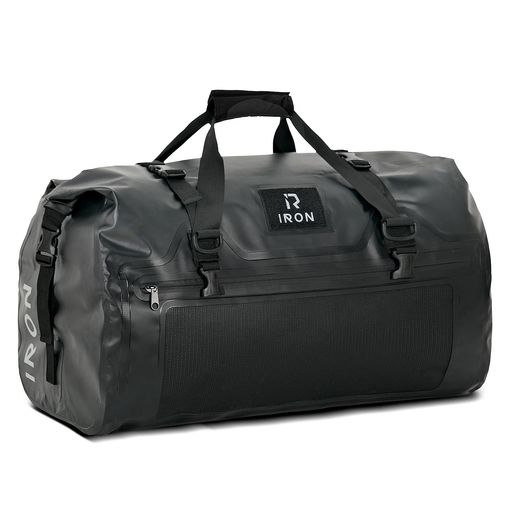 IRONJIA’Sバイクシートバッグツーリングバッグキャンプツーリングショルダーストラップ付き反射テープ..