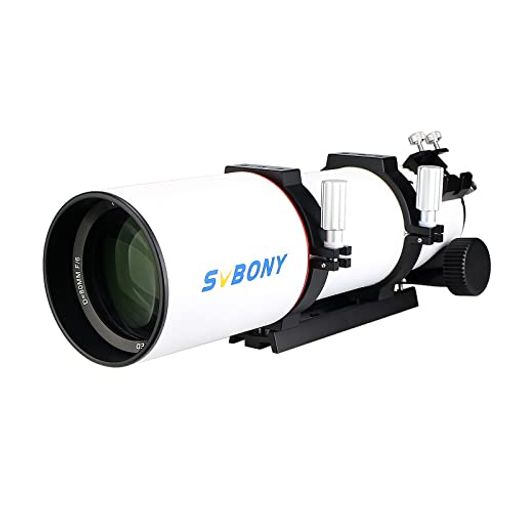 SVBONY SV550 天体望遠鏡 APO アポクロマート屈折式望遠鏡 口径80MM EDガラス F/6 焦点距離480MM OTA 鏡筒のみ 2.5インチフォーカサー 180MMアリガタプレート付き 星雲 天体写真用 深宇宙写真