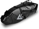 AFISHTOUR自転車サドルバッグ10L防水サイクリングサドルバッグシート下収納パックマウンテンバイク旅行用(ブラック)