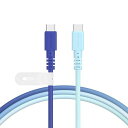 MOTTERU(モッテル)USB-CtoUSB-Cグラデーションケーブルしなやかでやわらかい絡まりにくく断線に強いPowerDelivery60WiPhone16e1615NintendoSwitch対応(2)