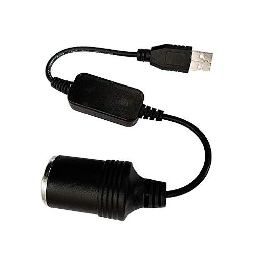 VKbgC^[\Pbg USB|[g 12V ԗp XϊA_v^R[h USB VK[\Pbg ϊ ԍڏ[d 30CM (1)