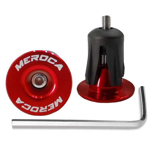 popluxyバーエンドキャップ自転車バーエンドプラグ滑り止めアルミ合金軽量耐久性1ペア4色選択可