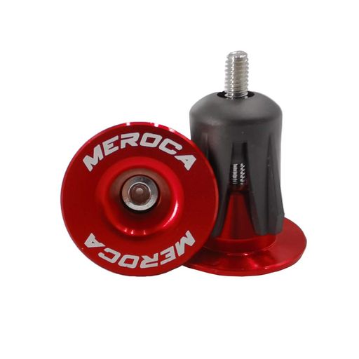 Yumosmn自転車バイクバーエンドキャップバーエンドプラグ1ペア滑り止めアルミ合金軽量耐久性(4)