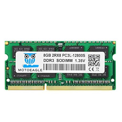MOTOEAGLE DDR3L 1600 MHZ PC3L-12800 8GB SO-DIMM 1.35V (低電圧) / 1.5V（常圧） 204PIN ノートPC用メモリ MAC 対応