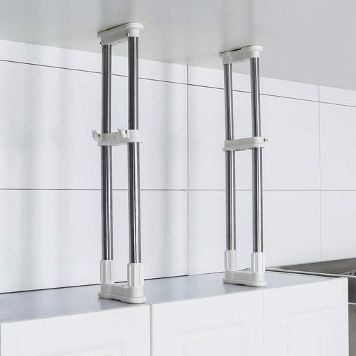 BAOYOUNI家具転倒防止伸縮棒転倒防止用つっぱり棒転倒防止突っ張り棒地震耐震対策つっぱりポール強力地..