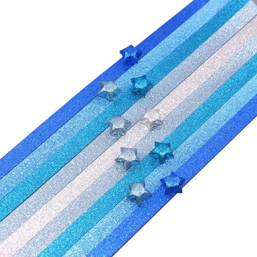 TVETE星折り紙【7色520枚】ラッキースター折り紙折り紙の星のペーパー芸術、学校、教育用品用のクリエ..