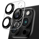 PODICKカメラカバーIPHONE16PRO/16PROMAX用カメラフィルム透明台座全面保護9H強化ガラス傷防止レンズ保護耐衝撃アイフォン16プロ/16プロMAX用カメラ保護高透過率黒縁取り露出オーバー防止(2)