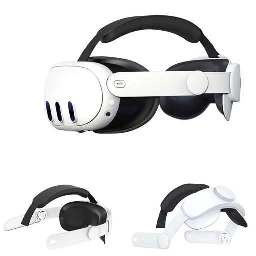 YIPUVRFORMETAQUEST3/3Sヘッドセット用ヘッドストラップ調節可能なエリートヘッドバンド交換用サポート強化折りたたみ式快適QUEST3/3Sアクセサリー顔と頭の圧力を軽減