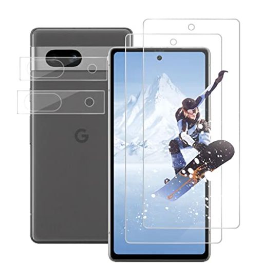 【対応機種・セット内容】対応機種:GOOGLE PIXEL7A 専用 ガラスフィルム です。セット内容:2枚セットの GOOGLE PIXEL7A 液晶用ガラスフィルム+2枚入りのカメラフィルムを含まています。※特に注意です! !強化ガラスのサイズは携帯電話の画面より2-3 MM小さい。 【液晶画面とカメラの全面保護】液晶画面、またはレンズのみを保護する他社の製品とは違い、液晶画面の全面と後ろのカメラをカバーするフルカバーガラスフィルムセットです。ハードコーティング加工により、ガラスの硬さを向上させて、正面や側面からの衝撃を最大限に吸収し、ヒビ割れ防止可能。 【高透過率・高感度】高品質の旭硝子を採用し、9H硬度で超薄0.26MM、サラサラとした快適な触り心地で指滑りが良い、ガラスの厚みが気にならずにスムーズな操作感をご体験いただけます。高透過率で、画面を守りながら鮮やかな画質を損なわず、写真や動画をきれいままに楽しめます。 【指紋防止・飛散防止】強化ガラスの表面は指紋防止コーティングが施されて、画面がさらさらで指紋や汚れが付きにくい、拭けばすぐに綺麗になります。