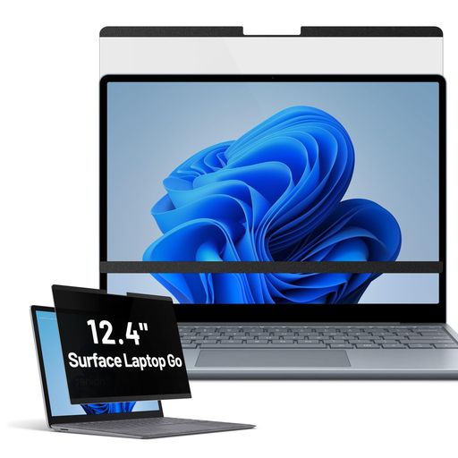 SurfaceLaptopGo2/112.4インチ用覗き見防止フィルムマグネット式ノートパソコンプライバシーフィルターPC液晶保護フィルム両面使用可能ブルーライトカット反射防止傷防止プライバシーフィル…