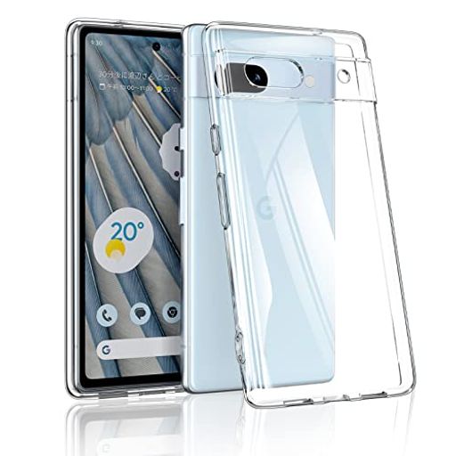 VIKISDA GOOGLE PIXEL 7A ケース 用 PIXEL 7A カバー クリア TPUバンパーケース 耐衝撃 擦り傷防止 指紋防止 黄ばみ無し 超薄型 柔らかい手触 り滑り止め 全面保護カバー ストラップホール付き 米軍MIL規格取得