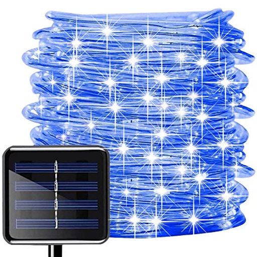 SUNSEATON ソーラー ストリングスライト 100LED 10M IP65防水イルミネーションライト 銅線ライト ガーデン/フェンスツ/ウェディング/パーティー/クリスマス 装飾用 屋外ガーデンライト 室内 室外ロープライト (8つのモード)