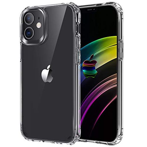 楽天VlookupStore 楽天市場店IPHONE 12 MINI 用 ケース 耐衝撃 衝撃吸収 クリア スマホケース 指紋防止 黄変防止 落下防止 全面保護 TPU+PC バンパー 軽量 薄型 防塵 傷つけ防止 人気 おしゃれ IPHONE 12 MINI 5.4インチ 用