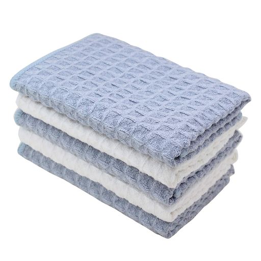 ふきんマイクロファイバー布巾強力吸水速乾雑巾食器拭きガラス窓鏡キッチンタオル台拭き掃除用品ワッフ..