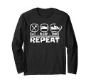 トライク大人のトライクモータートライク三輪車トライクバイクトライカー長袖Tシャツ