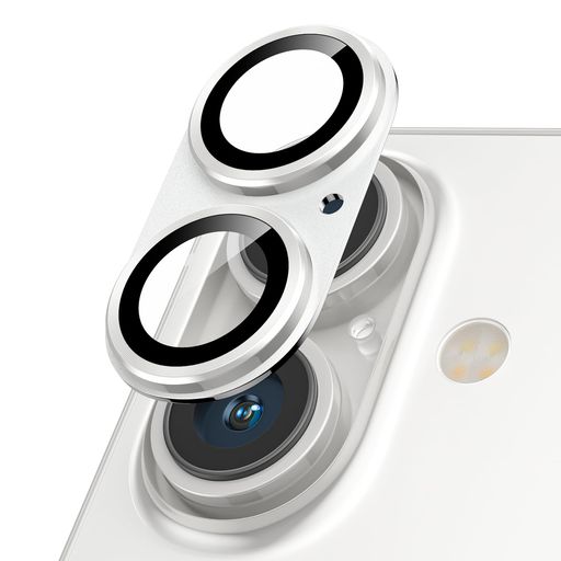 PODICKカメラカバーIPHONE16/16PLUS用カメラフィルム全面保護9H強化ガラスアルミ合金傷防止レンズ保護耐衝撃アイフォン16/16プラス用カメラ保護高透過率黒縁取り露出オーバー防止