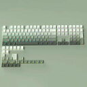 KeecipalMatchaキーキャップOEMプロファイルPBT染料昇華メカニカルゲーミングキーボード用トッププリント136キーCherryGateronKailhOtemuMX構造に対応(OEMMatcha-Side)
