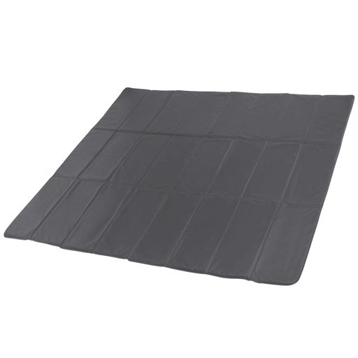 カラー:グレー サイズ:(約)W290xD260cmx厚さ6mm 収納サイズ:(約)W90xD20xH39cm 重量:(約)2.9kg 材質:210Dポリエステル、ウレタン 付属品:キャリーバッグ 適合モデル:ザ・テント T5-624-KH、ザ・ワンタッチテントL T5-674-KH