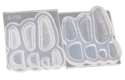 亀島商店ソフトモールドおせちシリーズ数の子&スライス蒲鉾立体型ホビー用ツールC-793