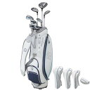 BRIDGESTONE(ブリヂストン)ゴルフクラブセットBRIDGESTONEGOLFBG-100Lキャディバッグ付きクラブ8本セットレディスネイビー