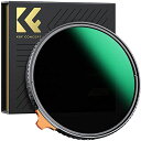 K&FConcept82mm可変NDフィルターND2-ND400日本製AGC光学ガラスHD超解像力低い反射率360°無段階調節可能28層ナノコーティング撥水防汚...