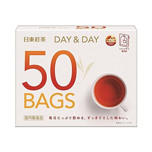 日東紅茶 DAY&DAY ティーバッグ 50袋入り
