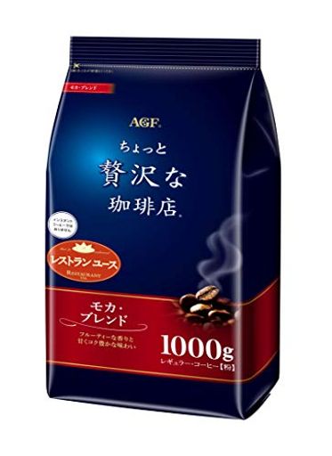 AGF ちょっと贅沢な珈琲店 レギュラーコーヒーモカブレンド 1000G 【 コーヒー 粉 】