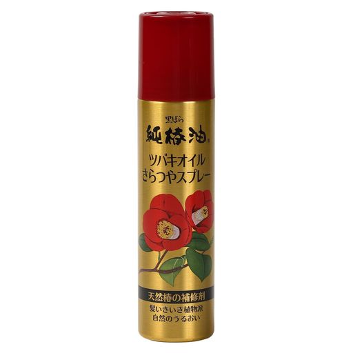 黒ばら本舗 ツバキオイル さらつやスプレー 100g ダメージ 補修 ツヤ 保湿 紫外線 静電気 無香料