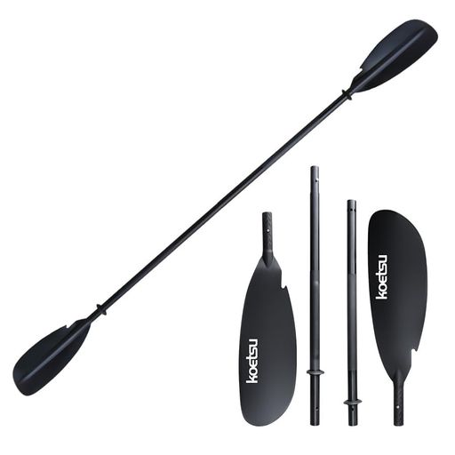 KOETSUインフレータブルカヤック双頭アルミ合金パドル4段インフレータブルパドルボードサーフボード着..