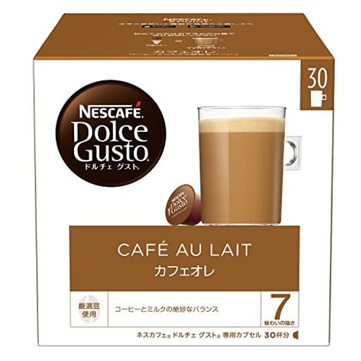 ネスカフェ NDG ネスカフェドルチェグスト 専用カプセルカフェオレマグナムパック 30P 1 個