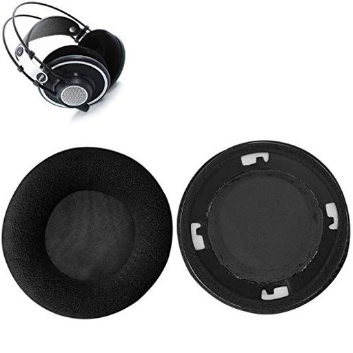 K701イヤーパッド交換用イヤーパッドクッションマフ修理部品AKGK701K702K601K612K712Q701Q702ヘッドホンに対応ブラックSD-EJM-701