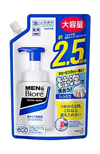 メンズビオレ 泡タイプ洗顔 スパウト 詰替え用 330ミリリットル (X 1) メンズビオレ 泡タイプ洗顔 スパウト 詰替え用 330ミリリットル (X 1)
