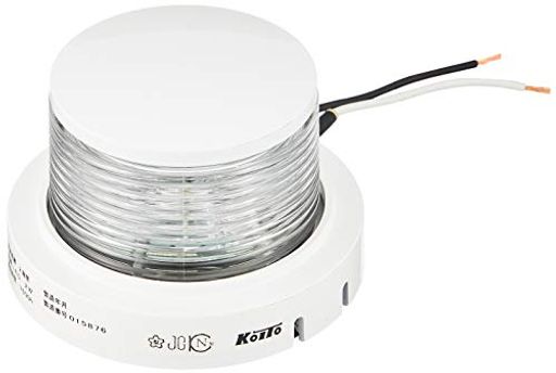 ボディ色:ホワイト、発光色:白、型式承認番号:第5178号、光源:LED、定格電圧(V):12/24、定格電力(W):2、適用船舶:プレジャーボート・漁船・帆船、光達距離(海里):2、水平射光角度(度):360、垂直射光角度(度):50、光度(cd以上):4.3