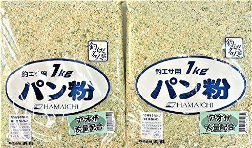 浜市(HAMAICHI) パン粉アオサ入1kg 2個�