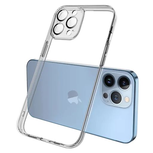 Tecxin iPhone 12promaxクリアケース、iPhone 12pro maxケース用超薄型の高級メッキiPhone 12 pro max ケース用電話カバー 透明耐衝撃(iphone 12pro maxクリア)