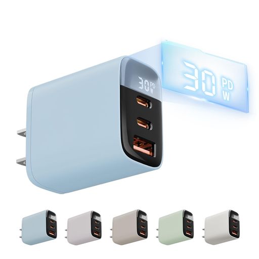 RISUKAIŴ30WPDб3ݡȥC®ŴGANⲽꥦTYPE-C1+TYPE-C2USB-A/PSEѴŬ...