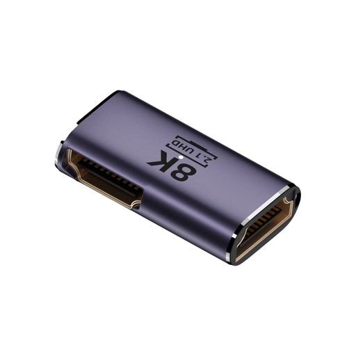 XLXDZYXGSHDMIアダプタL型HDMI延長アダプタ8K@60HZ(7680*4320)@60HZ映像出力対応HDMIメスTOメスアダプタHDMIL字アダプタHDMIL型変換アダプタHDMIハイスピード金メッキ一個