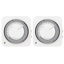 ビーエヌリンク(BN-LINK)24時間スイッチ式プログラムコンセントタイマー15分単位最大48プログラムリピート機能便利安心電気ボット扇風機などに適しているA...