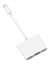 USBTYPE-CHDMIアダプタJASTBANGUSBタイプC4KHDMIポート+USB3.0ポート+タイプC急速PD充電+USB2.02イン1ポート変換アダプタUHDIPHONE15+/MACBOOKPRO/MACBOOK(2)