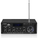 デュアルMICBluetooth5.0パワーアンプステレオUSBプレーヤーホームスピーカー50Wx2