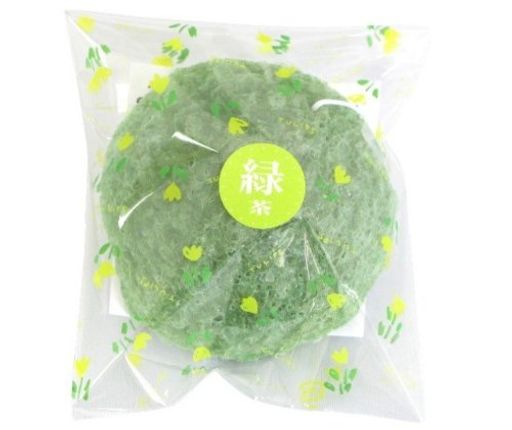 山本農場こんにゃくパフ和の力緑茶N-10洗顔1個(x1)