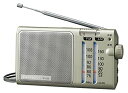 パナソニックラジオFM/AM/ワイドFM対応シルバーRF-U156-S